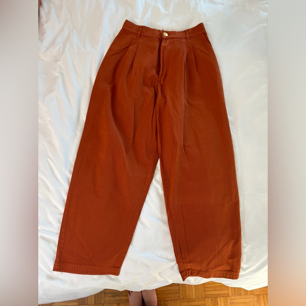 SP - Big Bud Press Lightweight Trousers in Dark Orange